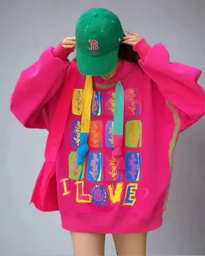 Trendy Cute Sweatshirts for Women | Cotton Y2K Style