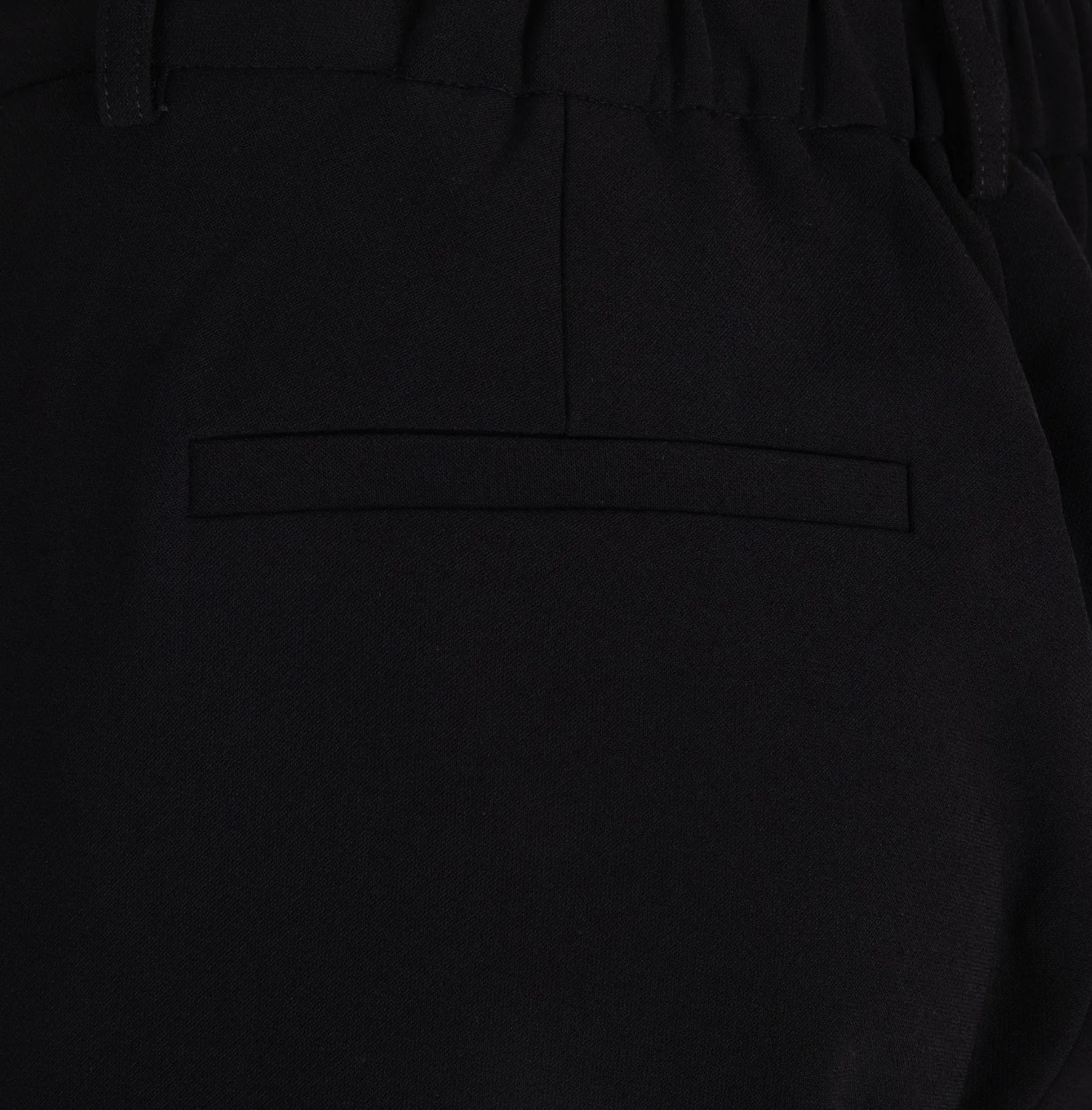 Trousers Wide Elastic City-Black