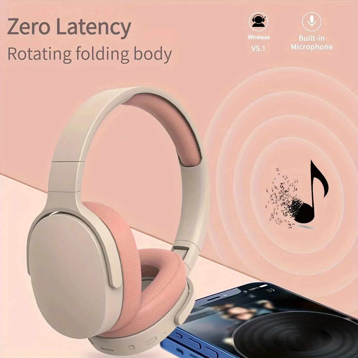 True Wireless Bluetooth Headset Sports with Noise Reduction Long Life High Sound Quality Computer Gaming Headphone