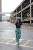 TURQUOISE WAGON PANT