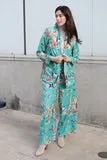 TURQUOISE WAGON PANT