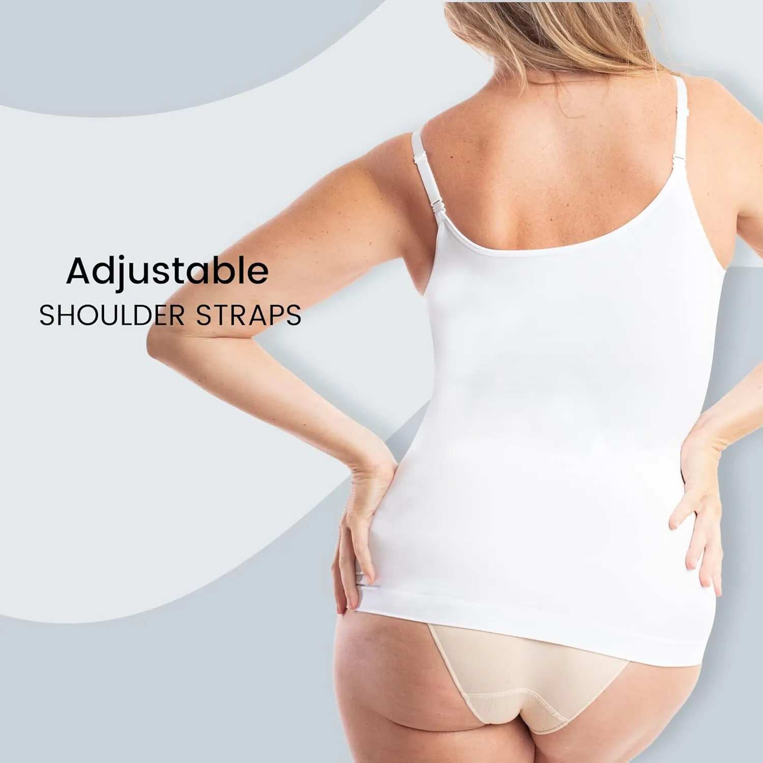 Underoutfit Shaper Cami for Women - Tummy Control with Slimming Compression