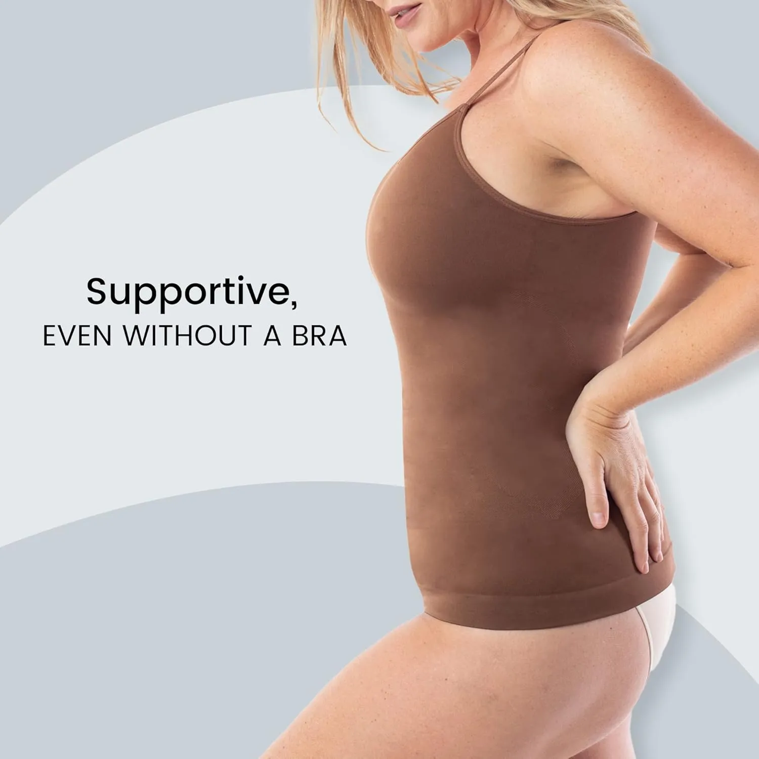 Underoutfit Shaper Cami for Women - Tummy Control with Slimming Compression