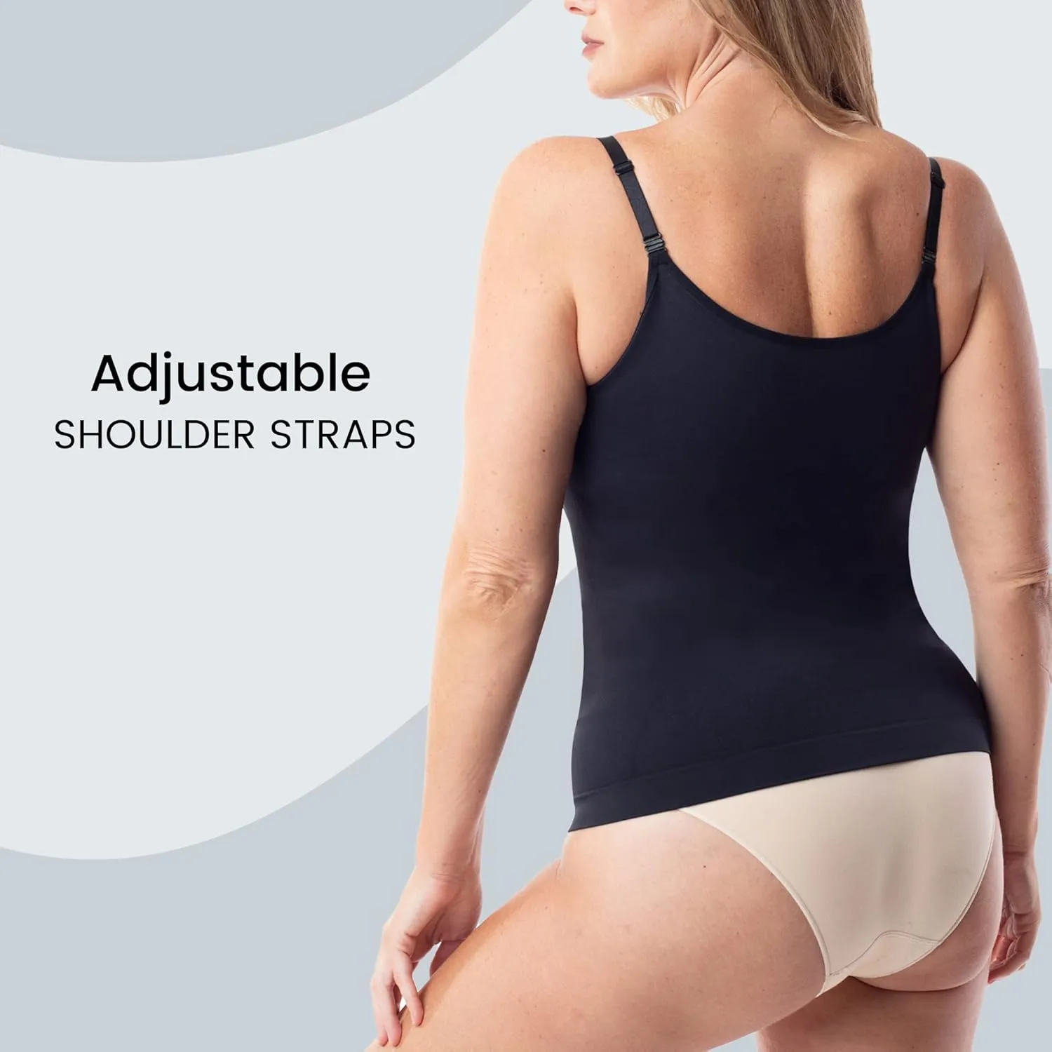Underoutfit Shaper Cami for Women - Tummy Control with Slimming Compression