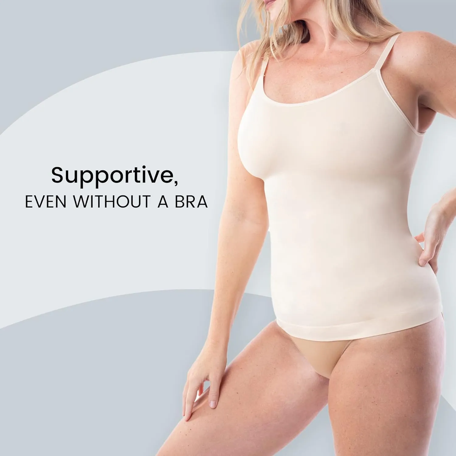 Underoutfit Shaper Cami for Women - Tummy Control with Slimming Compression