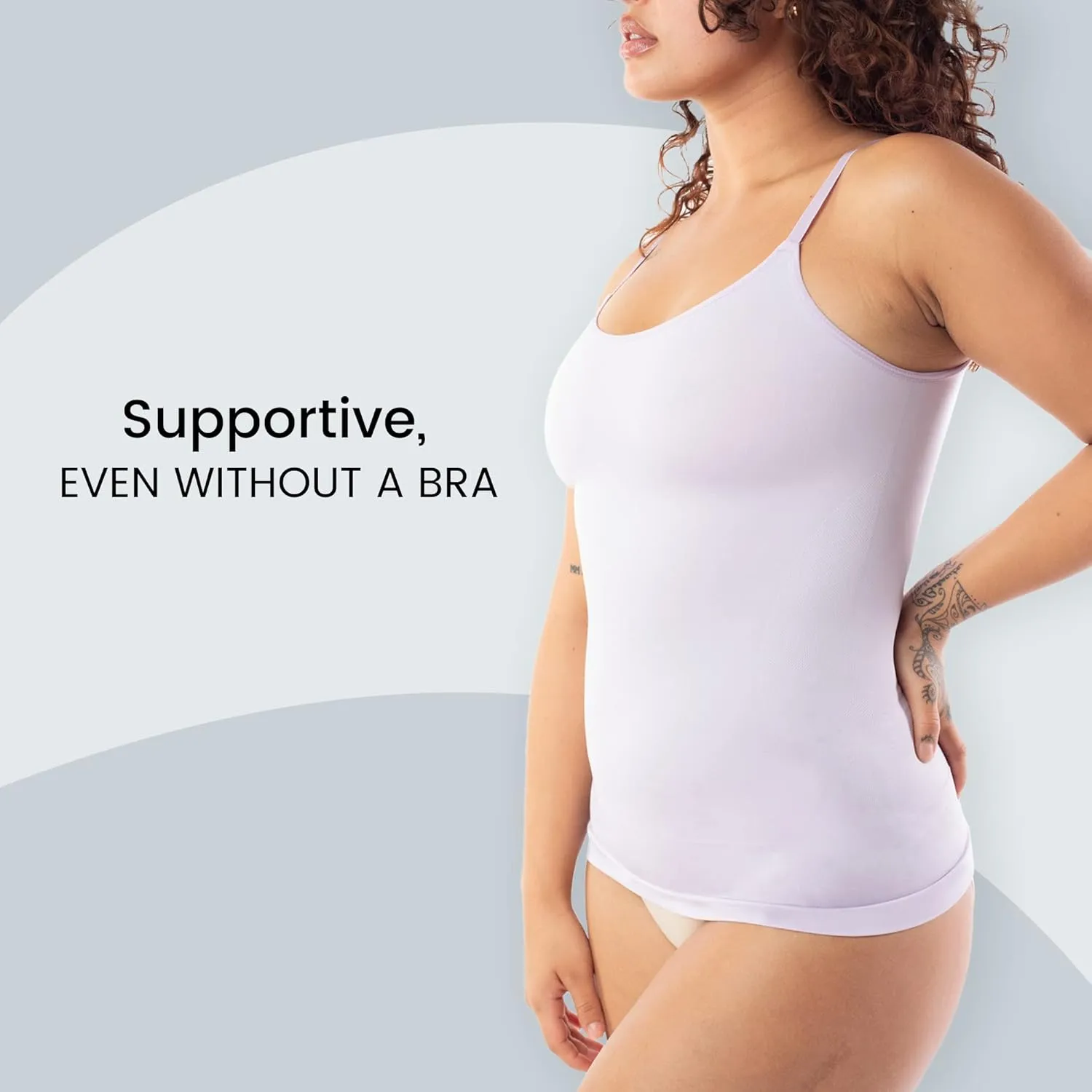 Underoutfit Shaper Cami for Women - Tummy Control with Slimming Compression