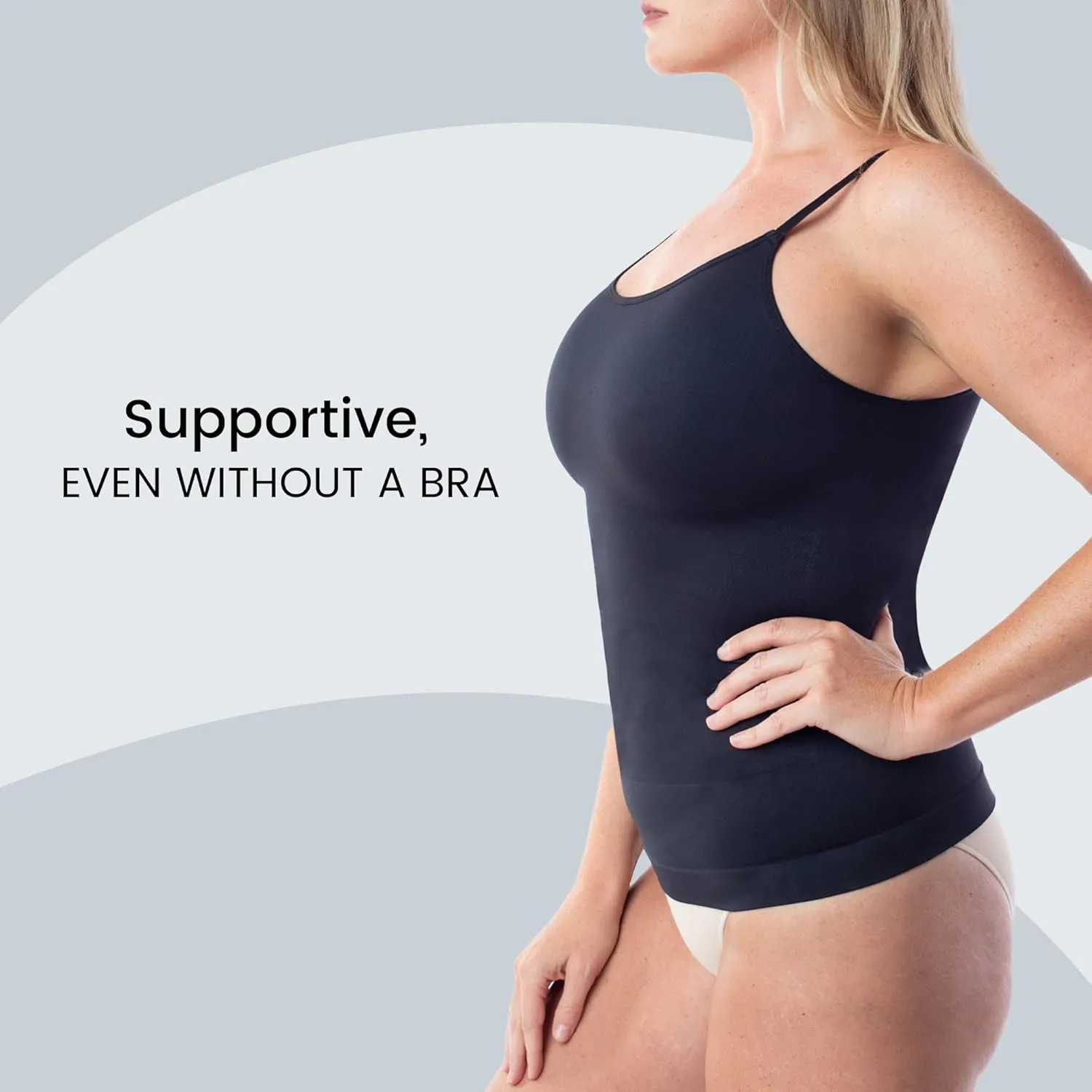 Underoutfit Shaper Cami for Women - Tummy Control with Slimming Compression