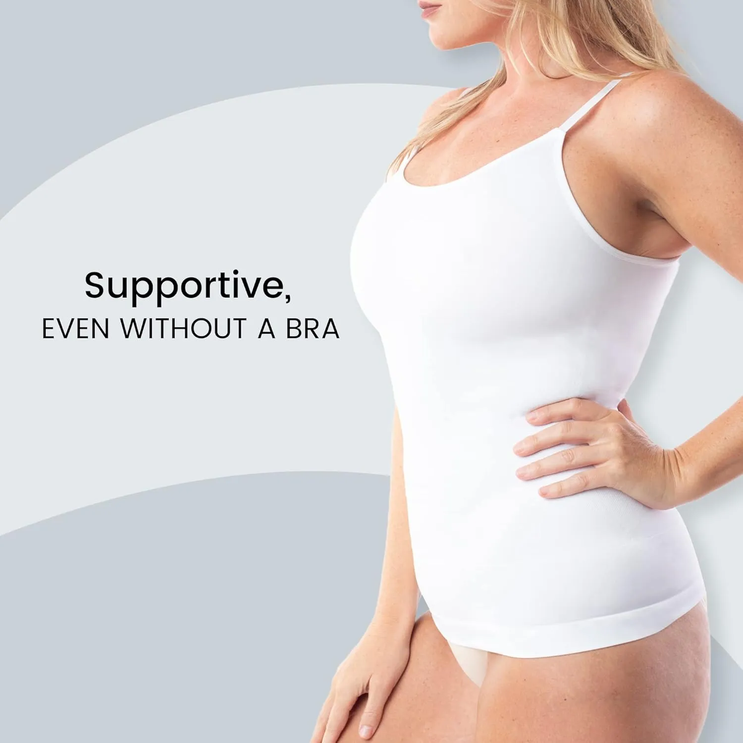 Underoutfit Shaper Cami for Women - Tummy Control with Slimming Compression