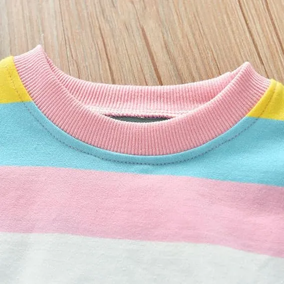 Unicorn baby Girl Clothing Sets Kids Casual Clothes Girls Rainbow