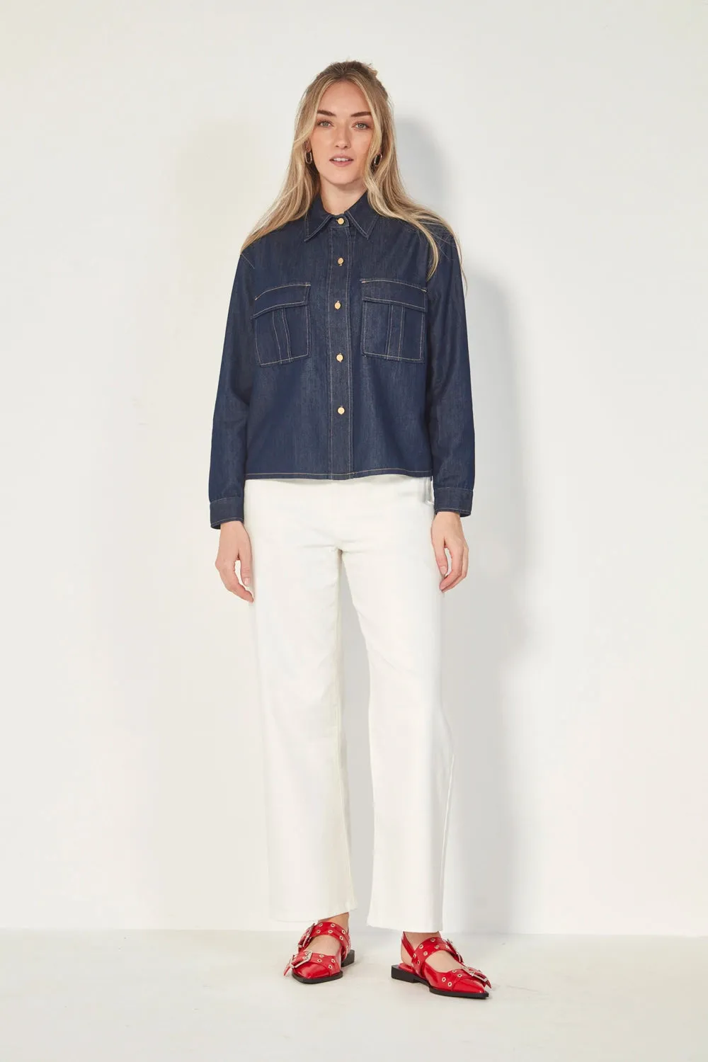 VERGE | STEVIE JACKET - DARK DENIM
