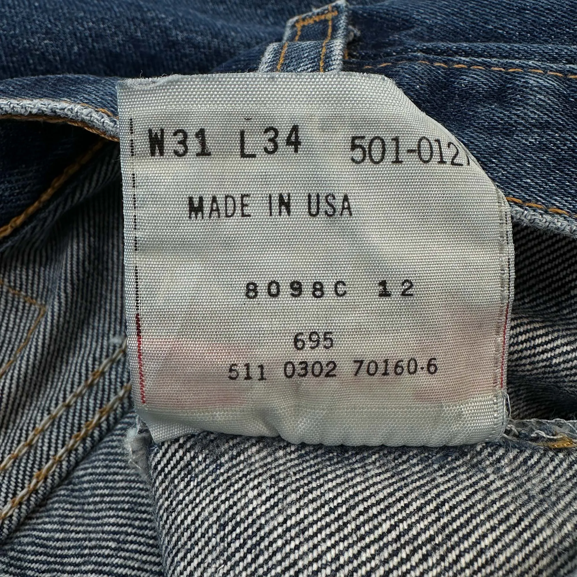 Vintage Levi's 501 - USA - Measures 30x33