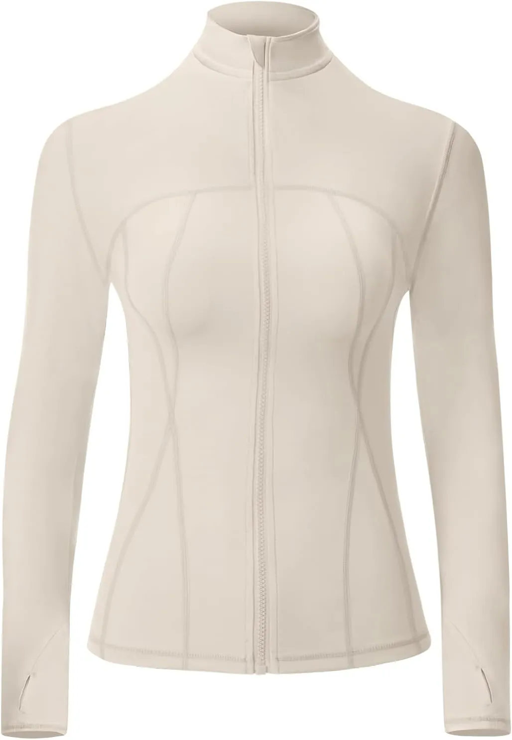 VUTRU Women's Workout Yoga Jacket Lightweight Slim Fit Athletic Full Zip Running Sport Track Shirts