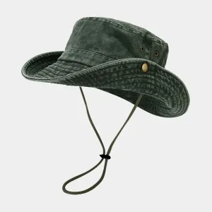 Washed Fishman Bucket Hat