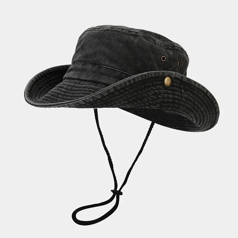 Washed Fishman Bucket Hat