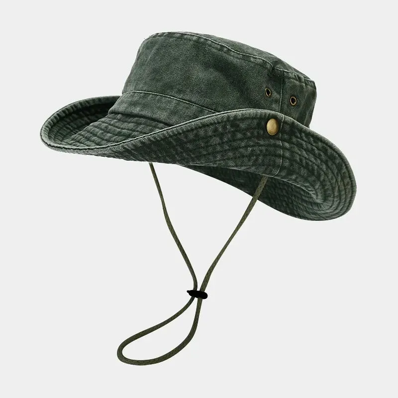 Washed Fishman Bucket Hat