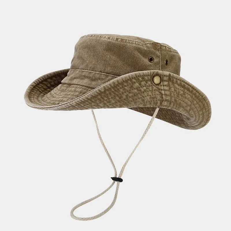 Washed Fishman Bucket Hat