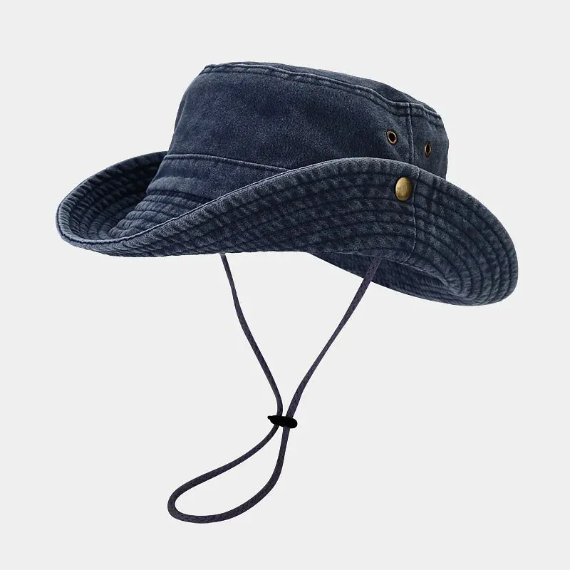 Washed Fishman Bucket Hat
