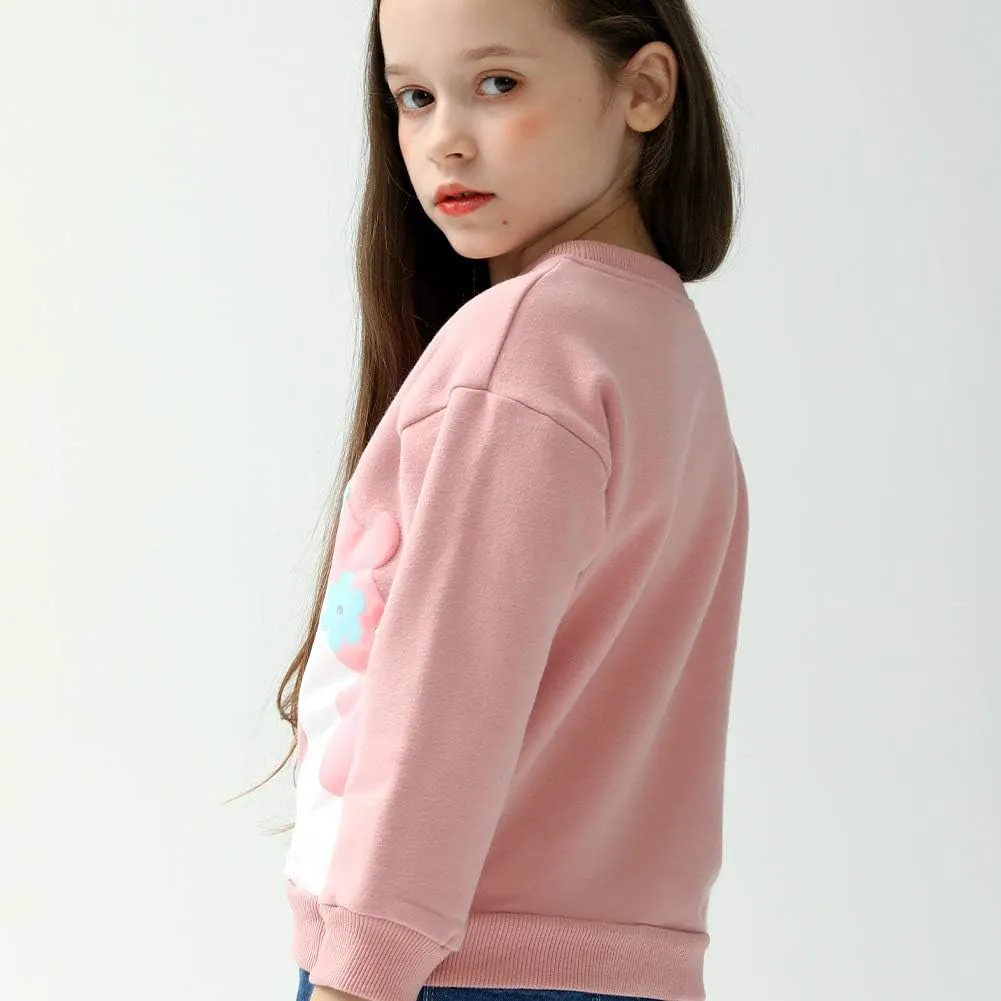 WELAKEN Girls Sweatshirts Long Sleeve Pullover Crewneck Tops Shirts