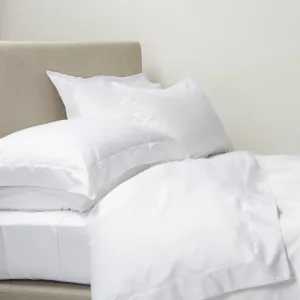 Whisper Soft 300 Thread Count Oxford Egyptian Cotton Percale Duvet Cover Set