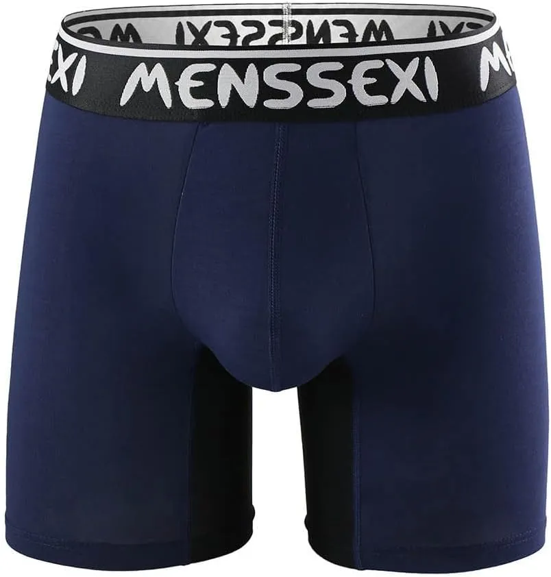wodceeke Men's Boxer Briefs Underwear Soft Comfortable Compression Shorts Sports Boxers Gifts for Boyfriend Husband Him