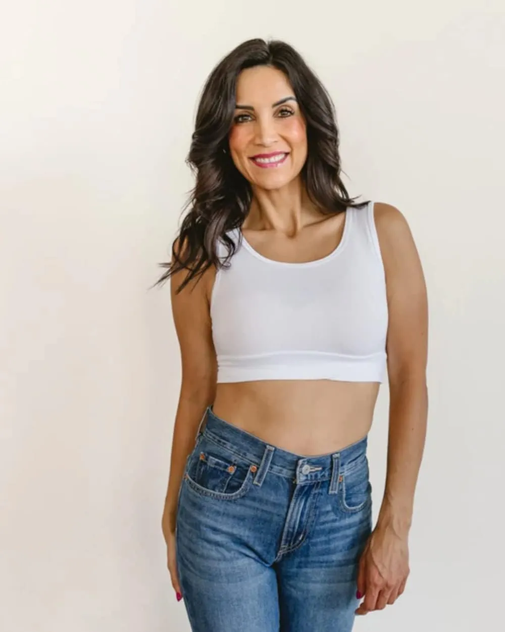 Women Tank Top Cami Layering HALFTEE Cap Sleeve Tee | Demi Crop Undershirt for Women & Teens XS-6X