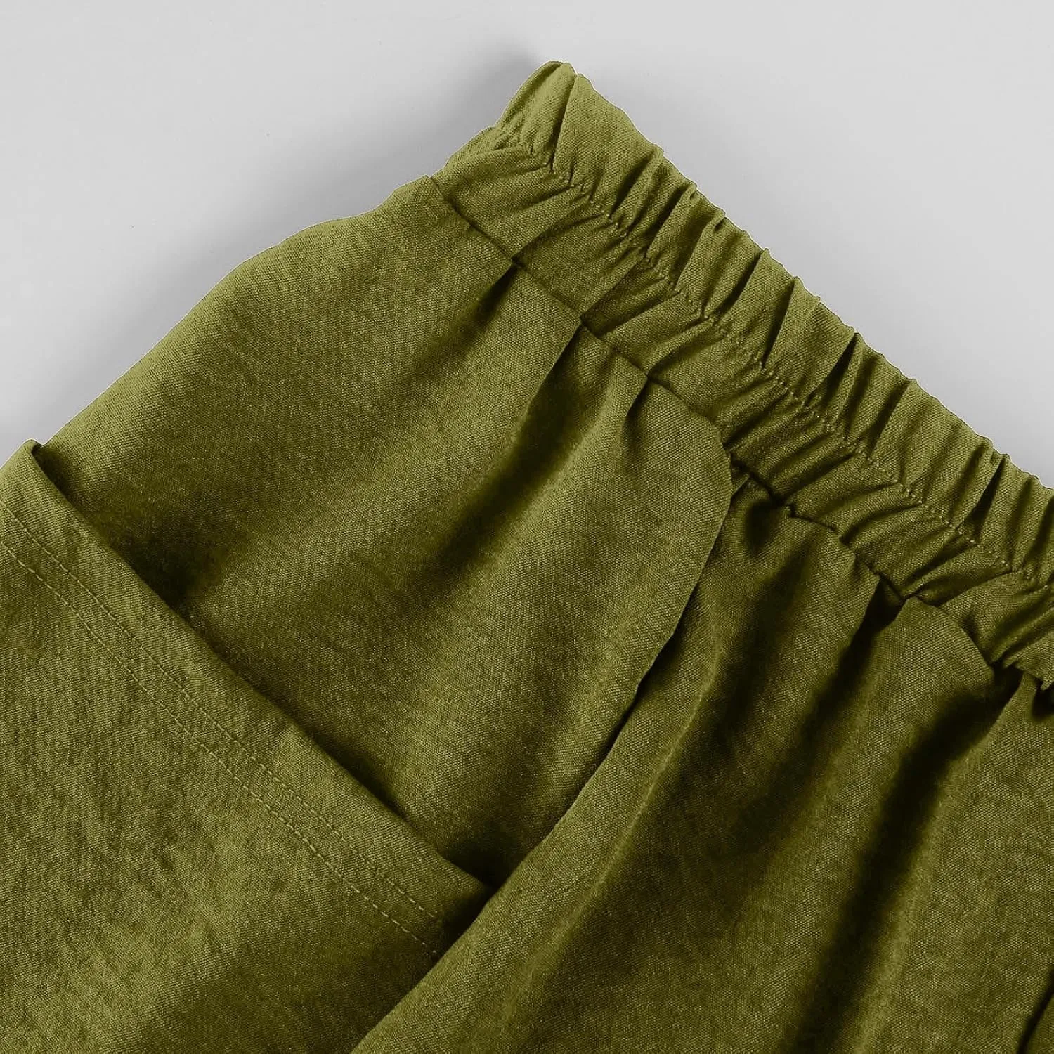 Womens Cargo Pants with Pockets Casual 2024 Summer Straight Pants Loose Trousers, Solid Pants