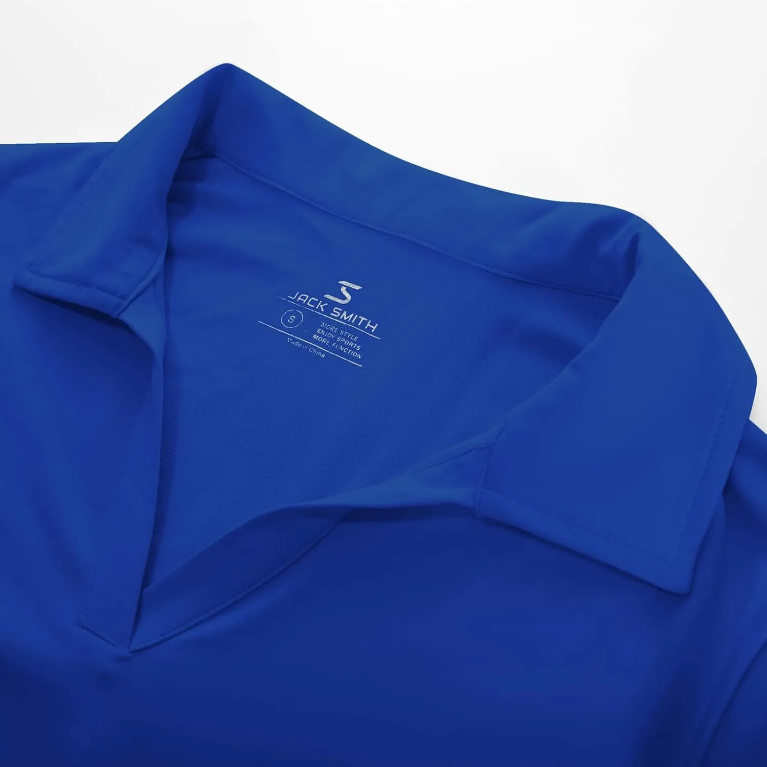 Women's Golf Polo Shirt V Neck Short Sleeve Tennis Shirt Sun Protection Moisture Wicking Athletic Tops