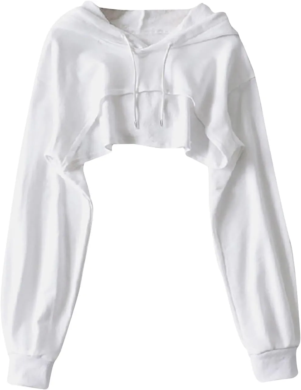 Womens Long Sleeve Crop Tops Hoodies Sweatshirt Cropped Workout Tops Athletic Shirts Fashion Teen Girls Y2k Clothes
