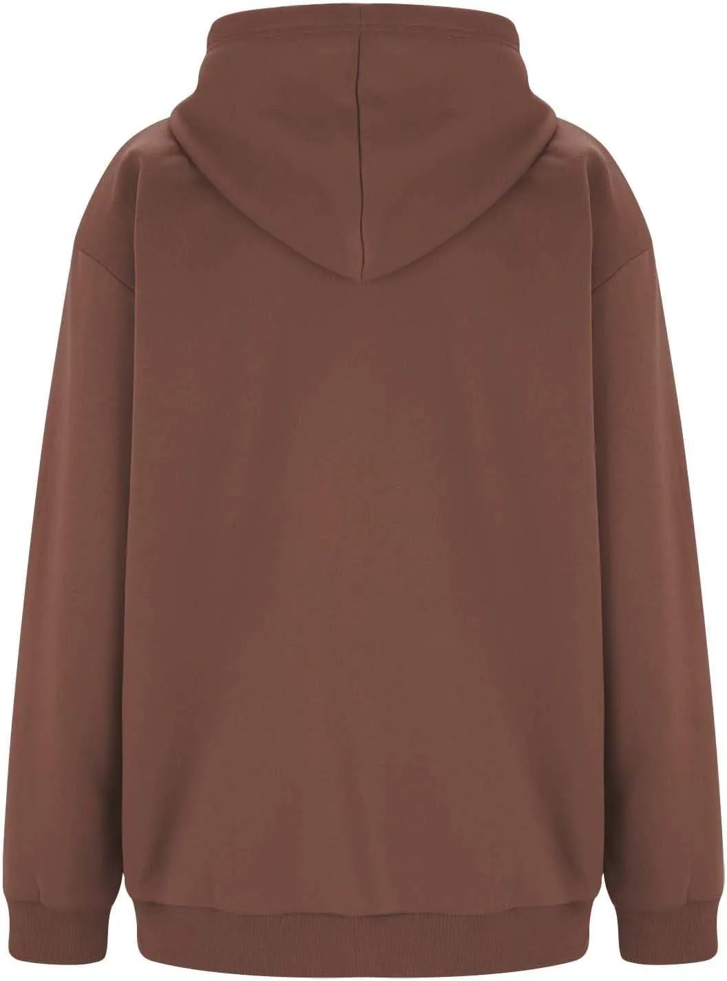 Women's Oversized Hooded Sweatshirt Full Zip Up Long Sleeve Jackets With Pockets Fall Outfits Y2K Teen Girls Clothes