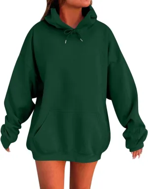 Womens Oversized Winter Cotton Hoodies 2024 Winter Cute Sweatshirts Pullover Fashion Tops Trendy Outfits