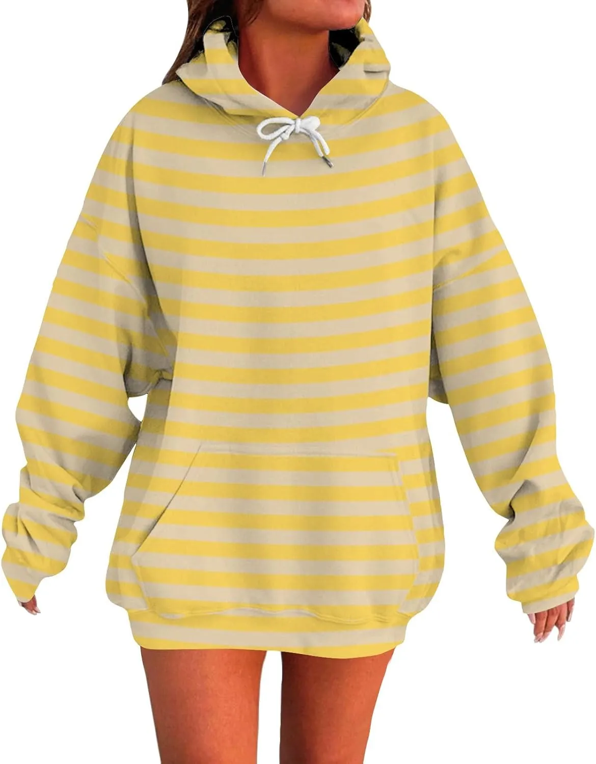 Womens Oversized Winter Cotton Hoodies 2024 Winter Cute Sweatshirts Pullover Fashion Tops Trendy Outfits