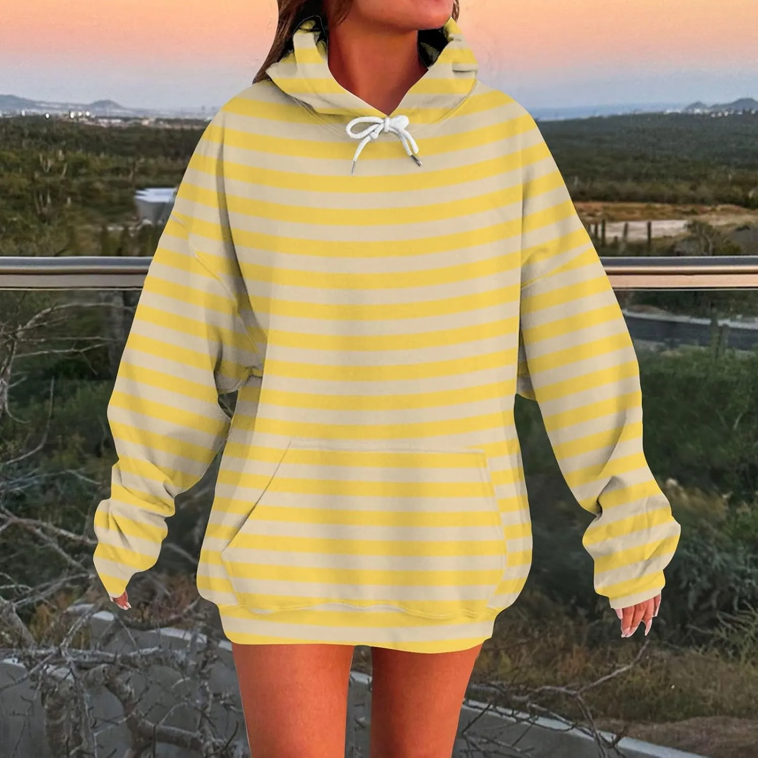 Womens Oversized Winter Cotton Hoodies 2024 Winter Cute Sweatshirts Pullover Fashion Tops Trendy Outfits