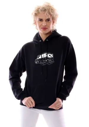 Women's Tokyo Monee Armored Truck Graphic Pullover Hoodie