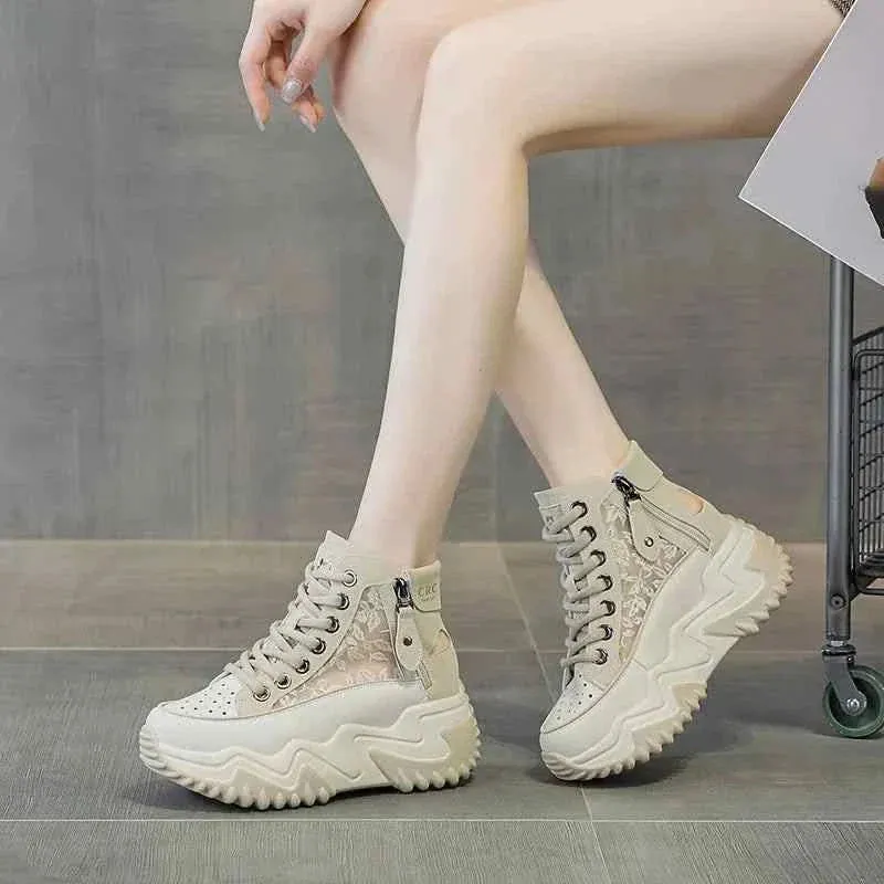 Women's White Platform Shoes | Fashionable & Comfy