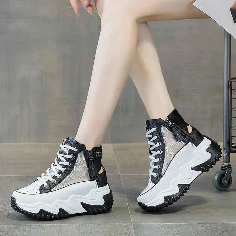 Women's White Platform Shoes | Fashionable & Comfy